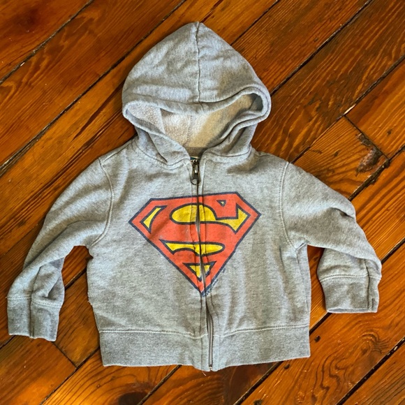 Old Navy Sweatpants Set Superman Size 12-18 Months - Picture 2 of 6